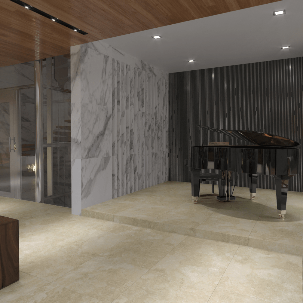 Riverstone Bianco Porcelain Tile Image Lifestyle Image